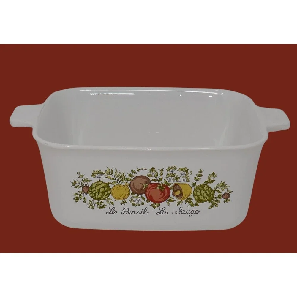 Corning Ware Spice of Life Le Persil La Sauge Casserole Dish  P-4-B